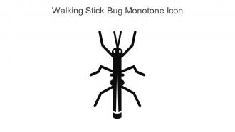 Walking Stick Bug Monotone Icon In Powerpoint Pptx Png And Editable Eps Format