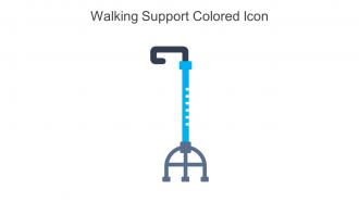 Walking Support Colored Icon In Powerpoint Pptx Png And Editable Eps Format