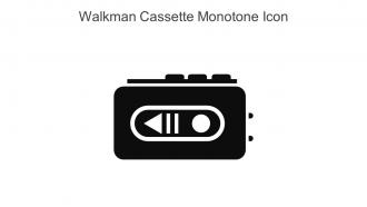 Walkman Cassette Monotone Icon In Powerpoint Pptx Png And Editable Eps Format