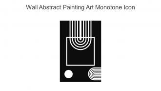 Wall Abstract Painting Art Monotone Icon In Powerpoint Pptx Png And Editable Eps Format
