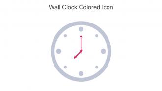 Wall Clock Colored Icon In Powerpoint Pptx Png And Editable Eps Format