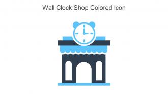 Wall Clock Shop Colored Icon In Powerpoint Pptx Png And Editable Eps Format