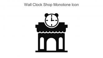 Wall Clock Shop Monotone Icon In Powerpoint Pptx Png And Editable Eps Format