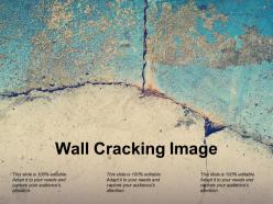 Wall cracking image