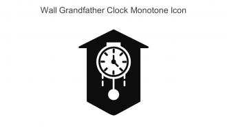 Wall Grandfather Clock Monotone Icon In Powerpoint Pptx Png And Editable Eps Format