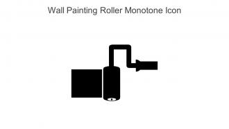 Wall Painting Roller Monotone Icon In Powerpoint Pptx Png And Editable Eps Format