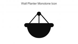 Wall Planter Monotone Icon In Powerpoint Pptx Png And Editable Eps Format