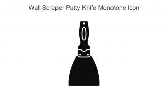 Wall Scraper Putty Knife Monotone Icon In Powerpoint Pptx Png And Editable Eps Format