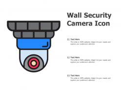 Wall security camera icon