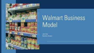 Walmart Business Model PPT Template ST AI