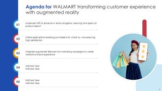 Walmart Transforming Customer Experience With Augmented Reality Ppt Sample AR Engaging Pre-designed
