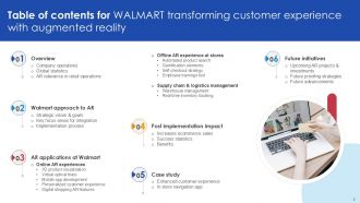 Walmart Transforming Customer Experience With Augmented Reality Ppt Sample AR Adaptable Pre-designed