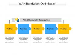 Wan bandwidth optimization ppt powerpoint presentation infographic template graphics tutorials cpb