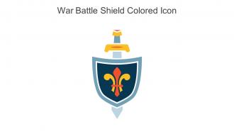 War Battle Shield Colored Icon In Powerpoint Pptx Png And Editable Eps Format