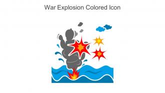 War Explosion Colored Icon In Powerpoint Pptx Png And Editable Eps Format