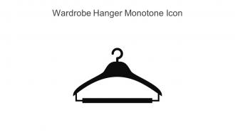 Wardrobe Hanger Monotone Icon In Powerpoint Pptx Png And Editable Eps Format