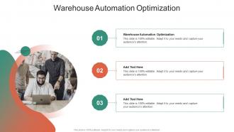 Warehouse Automation Optimization In Powerpoint And Google Slides Cpb