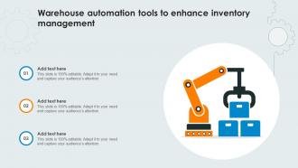 Warehouse Automation Tools To Enhance Inventory Management