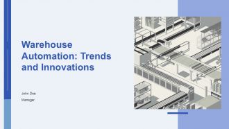 Warehouse Automation Trends And Innovations PPT Outline AT