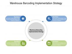 Warehouse barcoding implementation strategy ppt powerpoint presentation gallery example introduction cpb