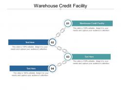 Warehouse credit facility ppt powerpoint presentation show slide cpb