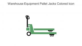 Warehouse Equipment Pallet Jacks Colored Icon In Powerpoint Pptx Png And Editable Eps Format