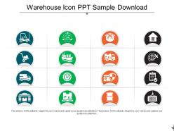 Warehouse Icons Ppt Sample Download