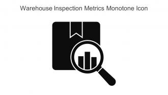 Warehouse Inspection Metrics Monotone Icon In Powerpoint Pptx Png And Editable Eps Format