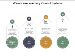Warehouse inventory control systems ppt powerpoint presentation portfolio guidelines cpb
