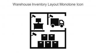 Warehouse Inventory Layout Monotone Icon In Powerpoint Pptx Png And Editable Eps Format