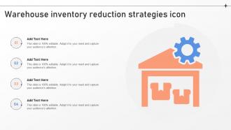 Warehouse Inventory Reduction Strategies Icon