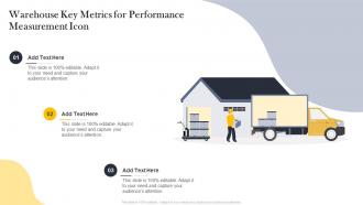 Warehouse Key Metrics For Performance Measurement Icon