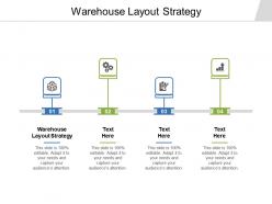 Warehouse layout strategy ppt powerpoint presentation inspiration ideas cpb