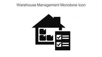 Warehouse Management Monotone Icon In Powerpoint Pptx Png And Editable Eps Format