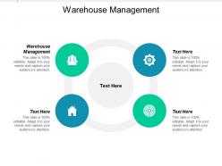 Warehouse management ppt powerpoint presentation infographics demonstration cpb