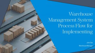 Warehouse Management System Process Flow For Implementing PPT Template AT