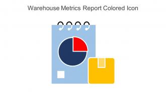 Warehouse Metrics Report Colored Icon In Powerpoint Pptx Png And Editable Eps Format