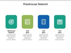 Warehouse network ppt powerpoint presentation gallery aids cpb