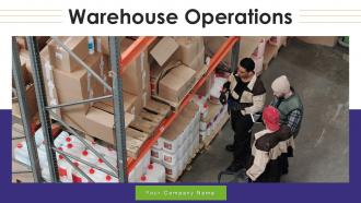 Warehouse Operations Powerpoint Ppt Template Bundles
