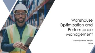 Warehouse Optimization And Performance Management PPT Designs AT