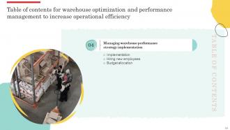 Warehouse Optimization And Performance Management To Increase Operational Efficiency Deck Impactful Editable