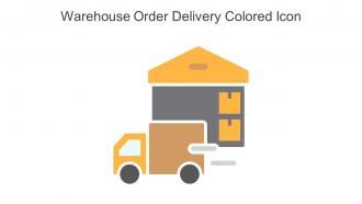 Warehouse Order Delivery Colored Icon In Powerpoint Pptx Png And Editable Eps Format