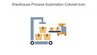 Warehouse Process Automation Colored Icon In Powerpoint Pptx Png And Editable Eps Format