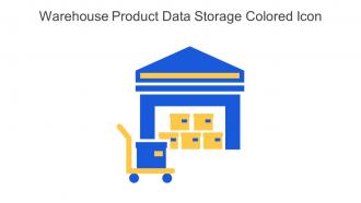 Warehouse Product Data Storage Colored Icon In Powerpoint Pptx Png And Editable Eps Format