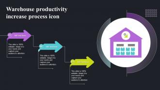 Warehouse Productivity Increase Process Icon