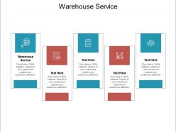 Warehouse service ppt powerpoint presentation guide cpb