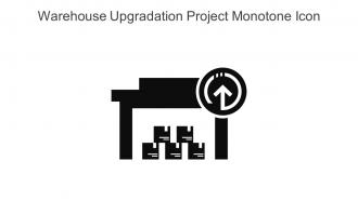 Warehouse Upgradation Project Monotone Icon In Powerpoint Pptx Png And Editable Eps Format
