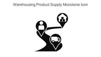 Warehousing Product Supply Monotone Icon In Powerpoint Pptx Png And Editable Eps Format