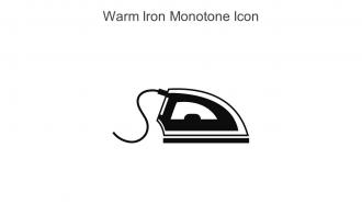 Warm Iron Monotone Icon In Powerpoint Pptx Png And Editable Eps Format