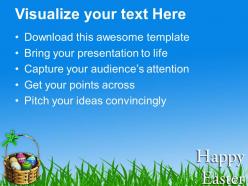 Warm wishes of happy easter powerpoint templates ppt themes and graphics 0313